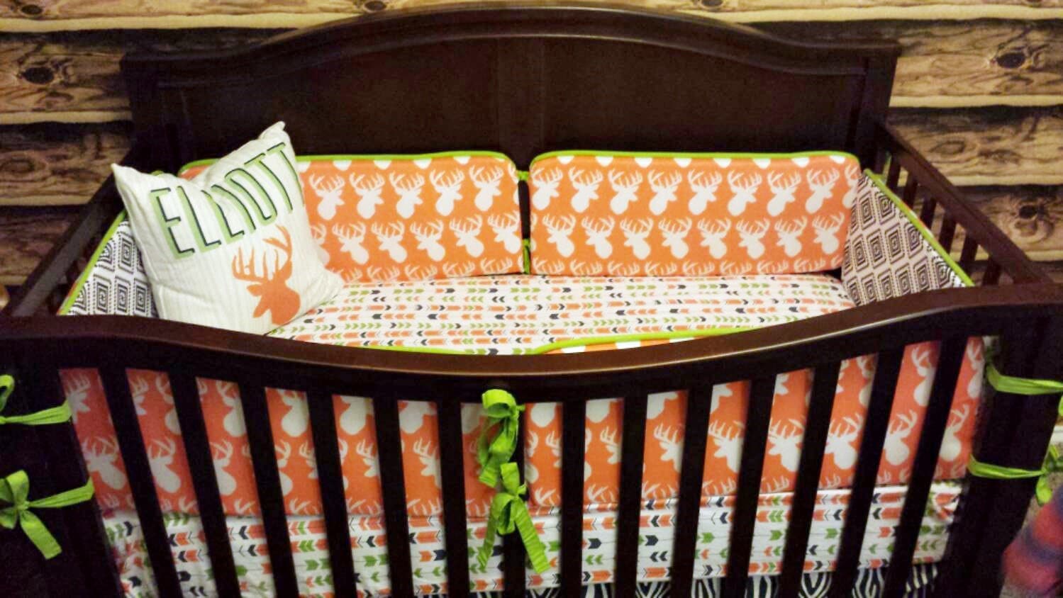 woodland crib sheets boy