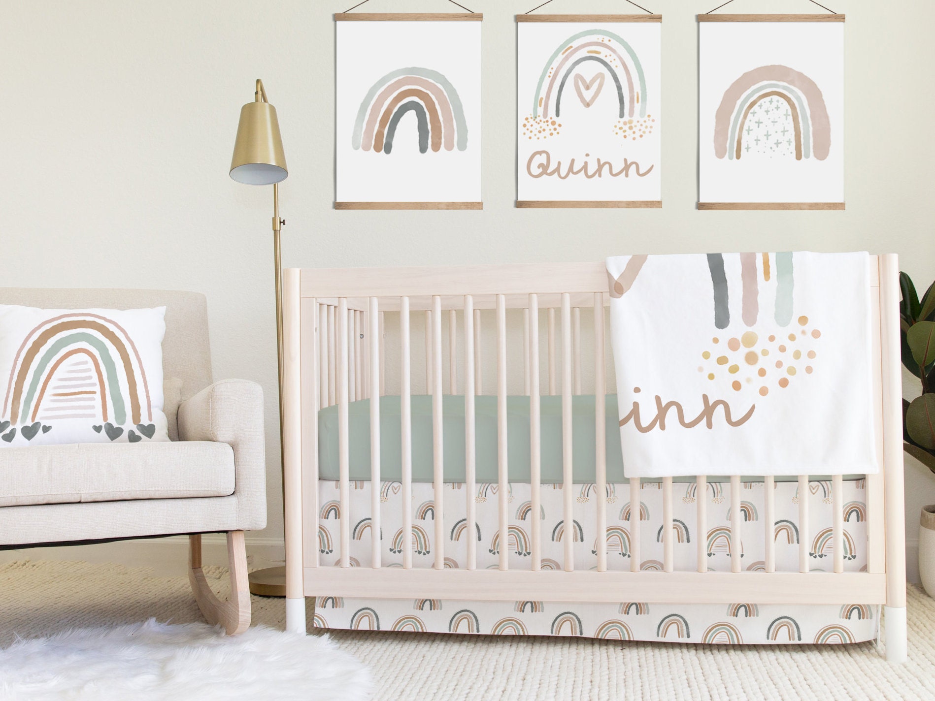 Baby Boy Crib Bedding Gender Neutral Nursery Baby Bedding Etsy