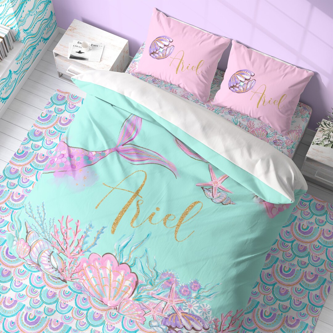 Bedlam - Mermaid Vibes – Drap-Housse 25 Cm – Lit Simple En