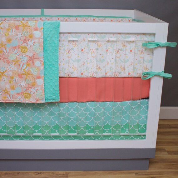 Mermaid Crib Bedding Mermaid Baby Bedding Mermaid Crib Set ...