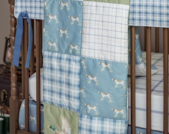 Boy+Neutral Crib Bedding