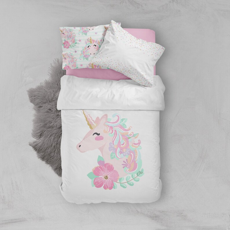 Personalized Unicorn Baby Blanket Baby Bedding Sherpa Minky Blanket Baby Shower Gift Crib Bedding Pink Unicorn Gift Baby Girl Nursery