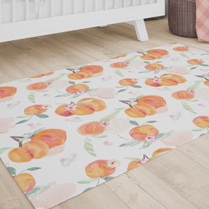 Peaches Area Rug, Peach Room Decor, Georgia Peaches, Toddler Girls Room ...