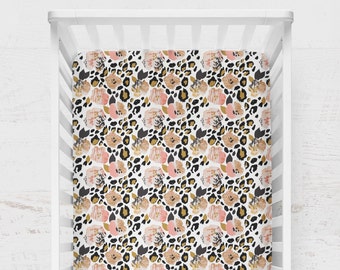 leopard print cot sheets