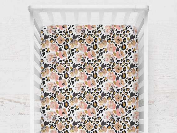 leopard print cot sheets