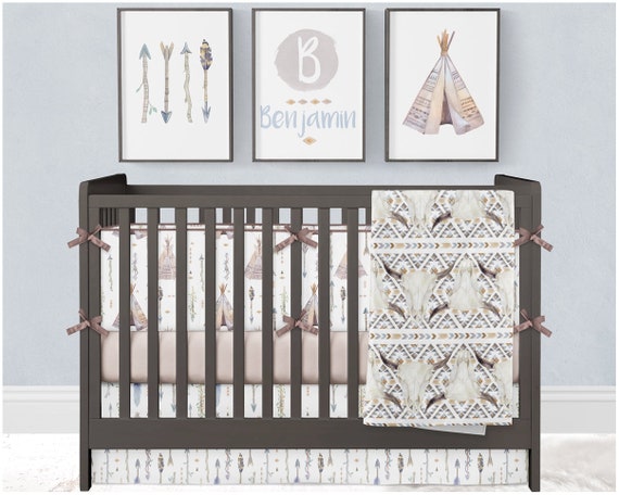 baby boy tribal crib bedding