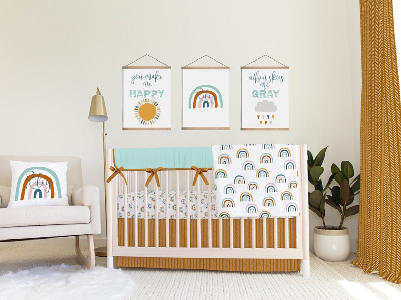 Gender Neutral Toddler Room Art Baby Girl Nursery Rainbow Nursery Printable for your Baby Boy Nursery Instant Download Wall Decor