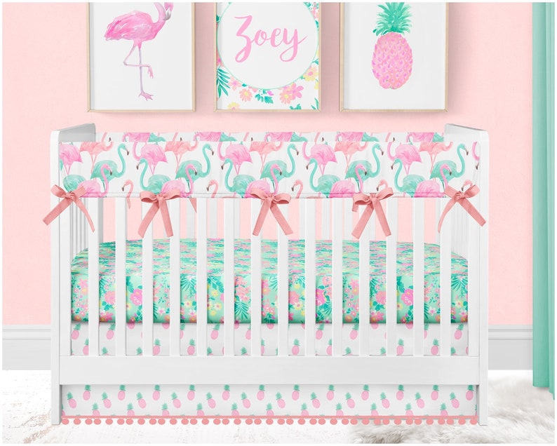 baby girl crib bedding floral