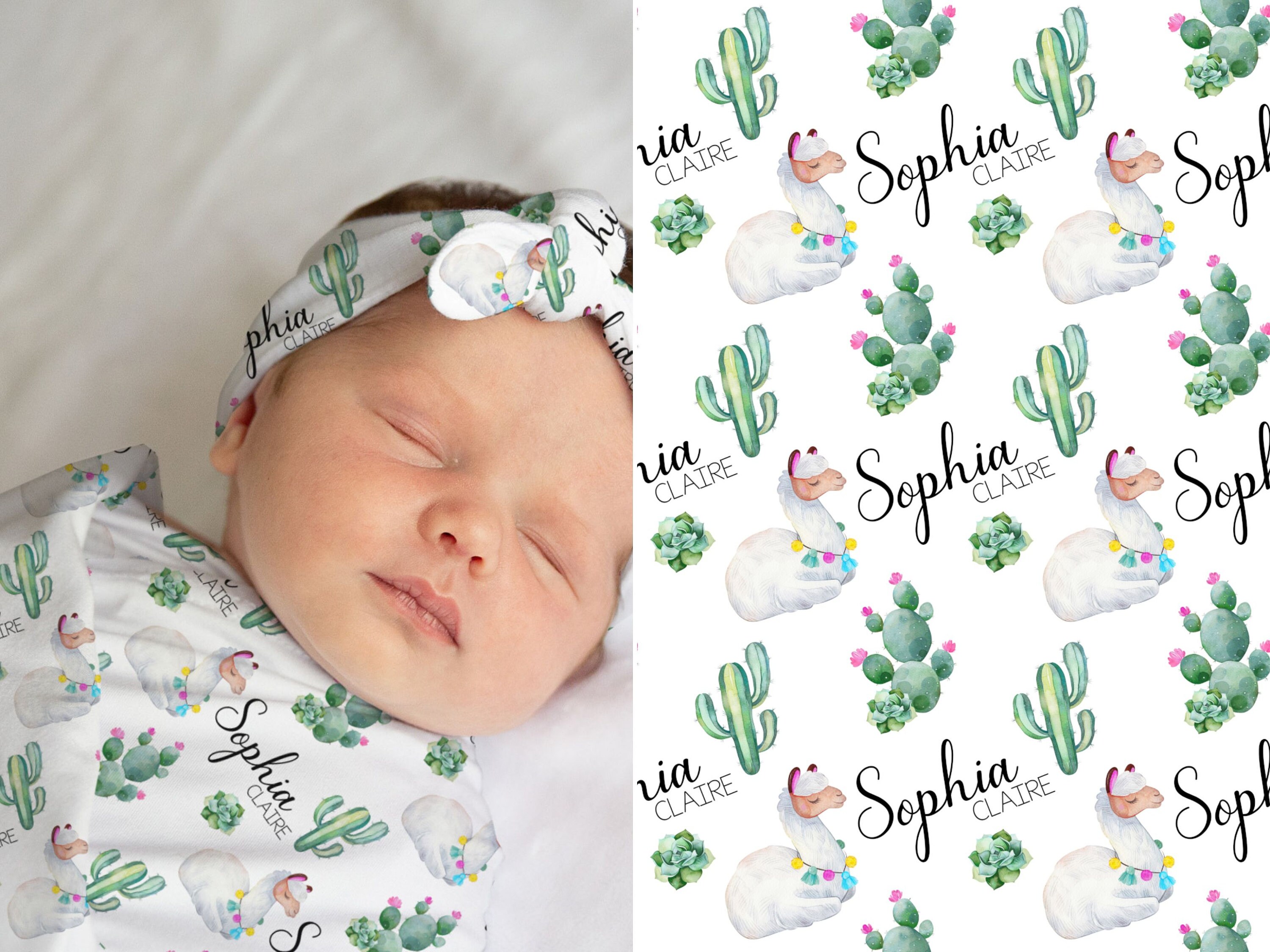 Llama swaddle top