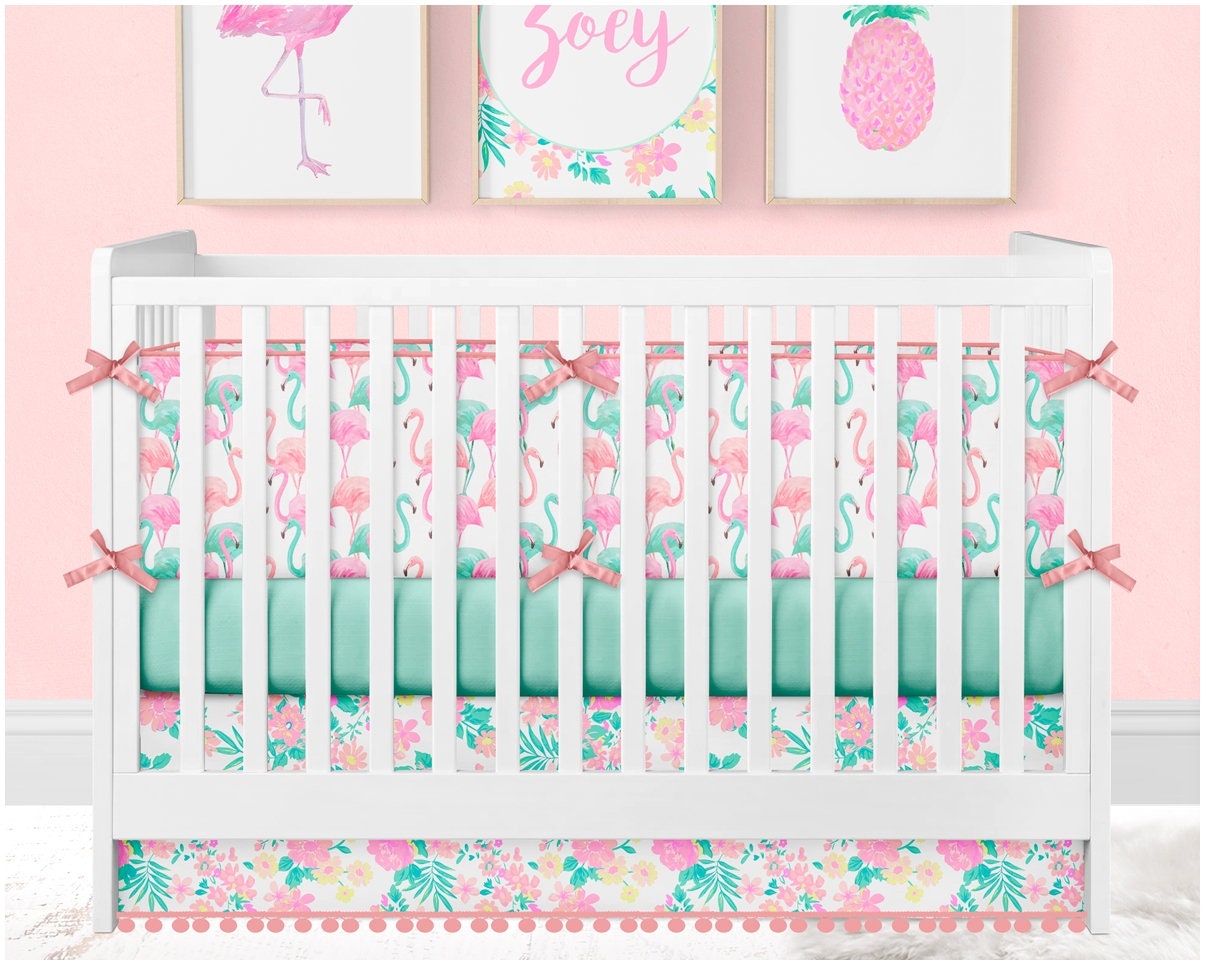 pineapple crib bedding set