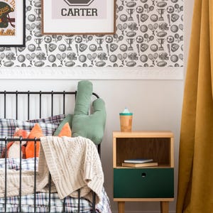 Sporttapete, Sport Abnehmbare Tapete, Vintage, Schälen und aufkleben, Kinderzimmer Tapete, Baby, Junge, Ball, Jungen-Kinderzimmer, Vintage-Dekor, Sport