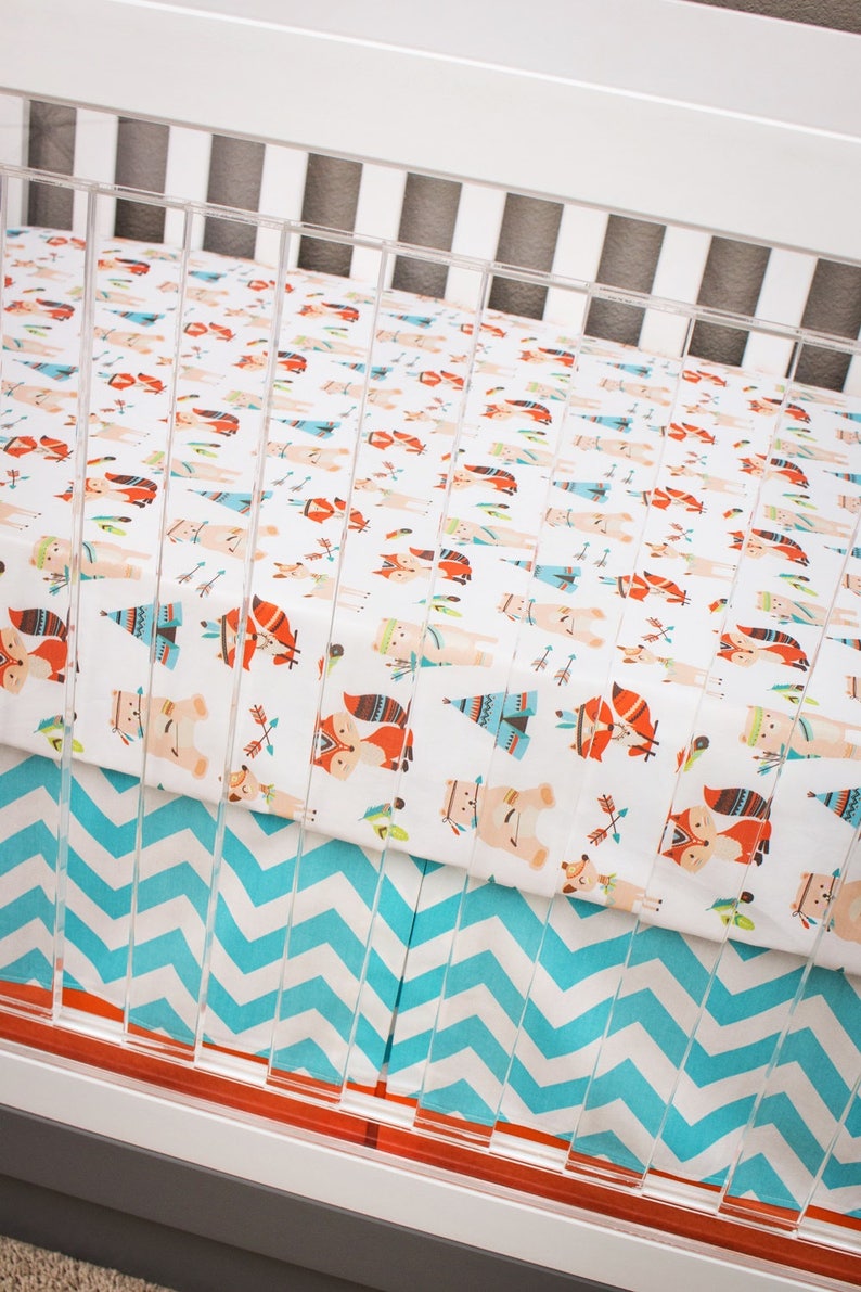 tribal crib sheet