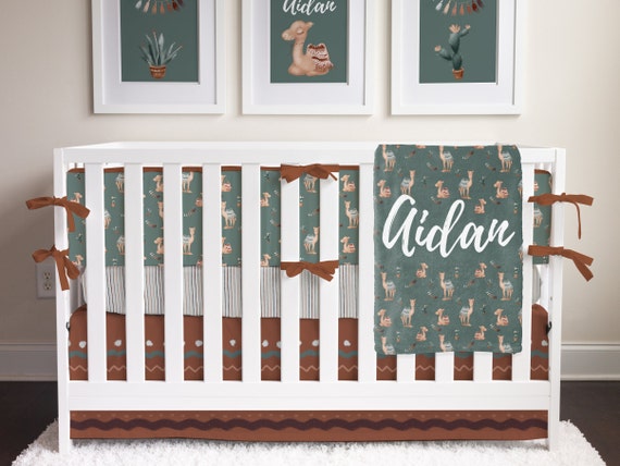 cactus crib bedding boy