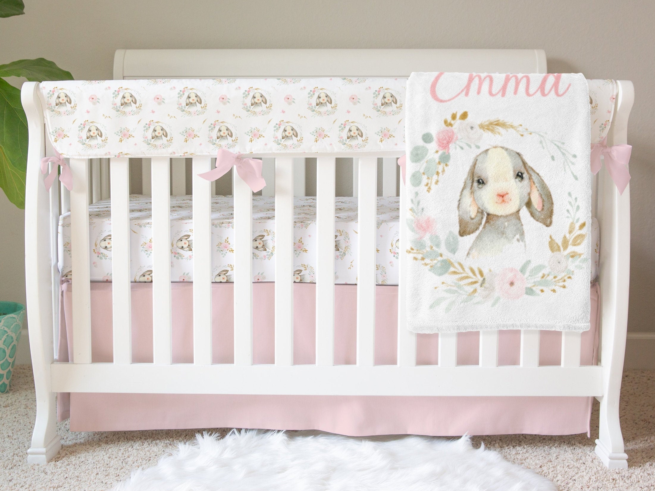 rabbit nursery bedding