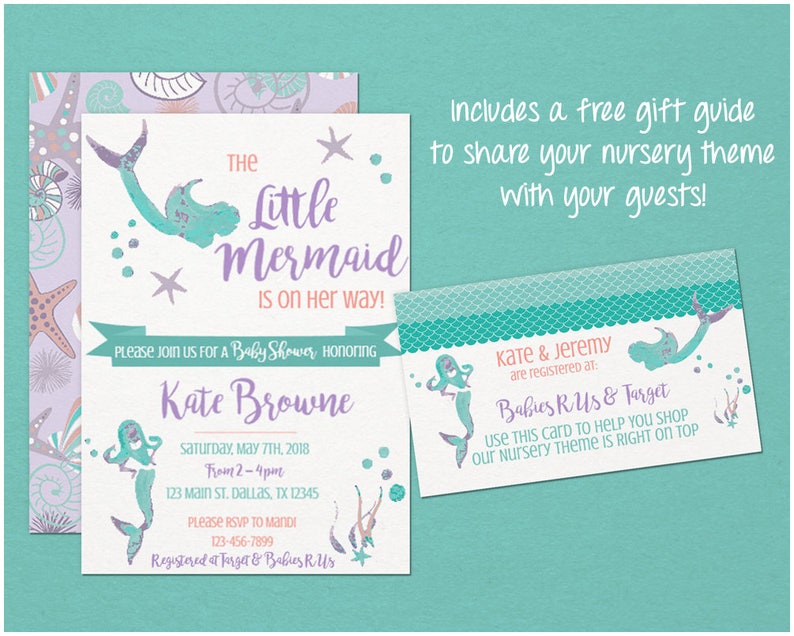 Crib Bedding Mermaid Baby Bedding Mermaid Crib Set Mermaid Etsy