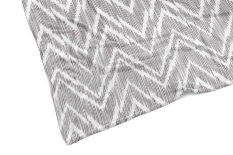 Baby Blanket Crib Bedding Baby Boy Jungle Nursery Chevron Etsy