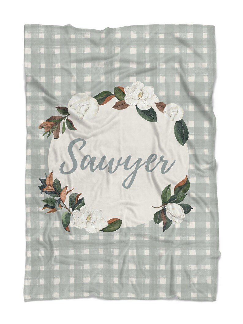 Baby Boy Crib Bedding Gender Neutral Baby Bedding Magnolia Etsy