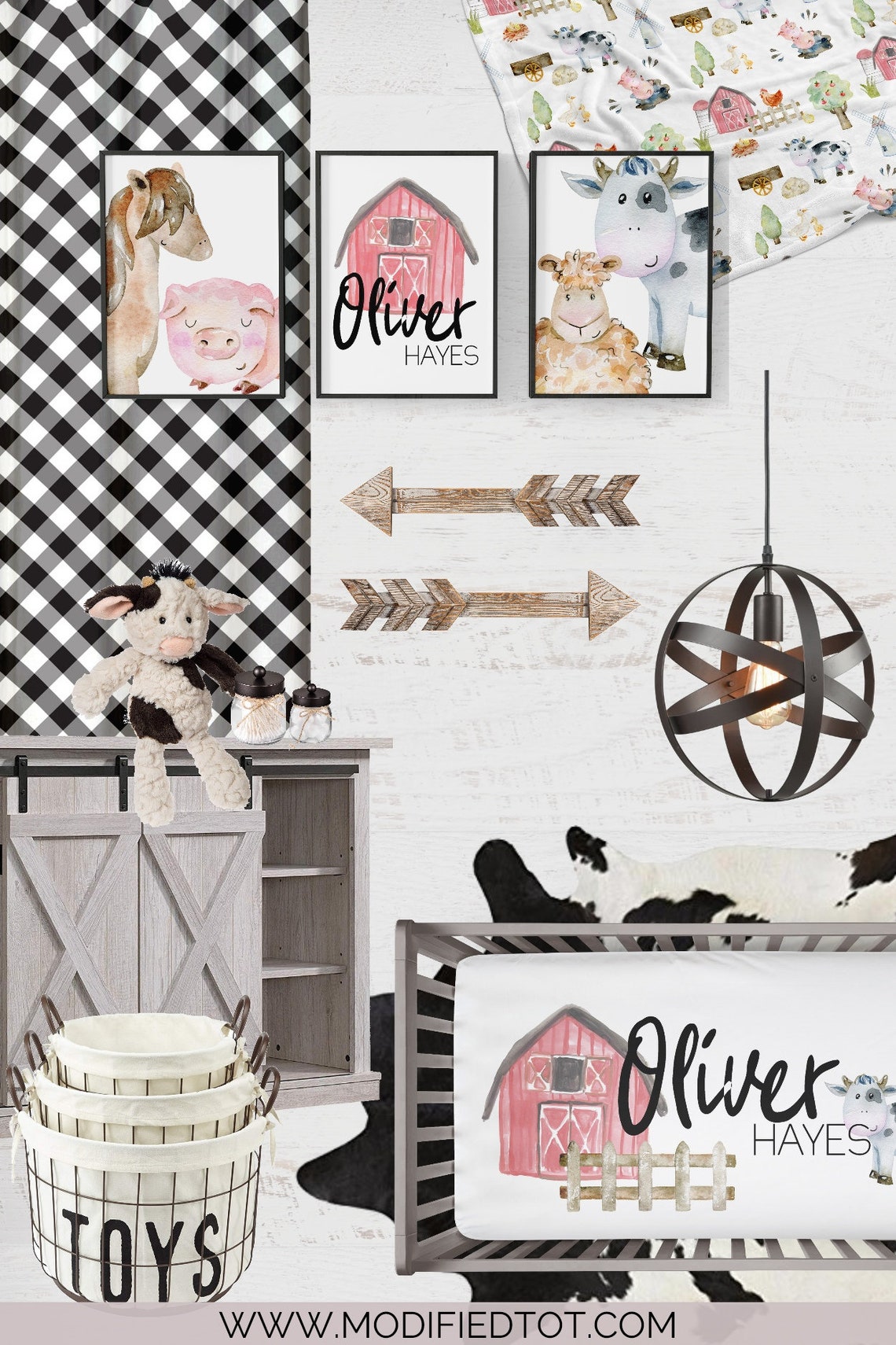 Removable Wallpaper Farm Wallpaper Peel and Stick Farmhouse Etsy