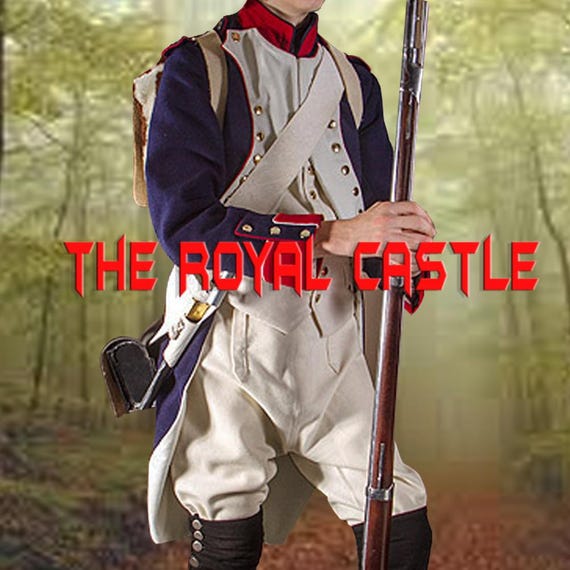 Napoleonic Uniform, French Infantry, Fusilier Coat, French Navy Blue Wool Jacket
