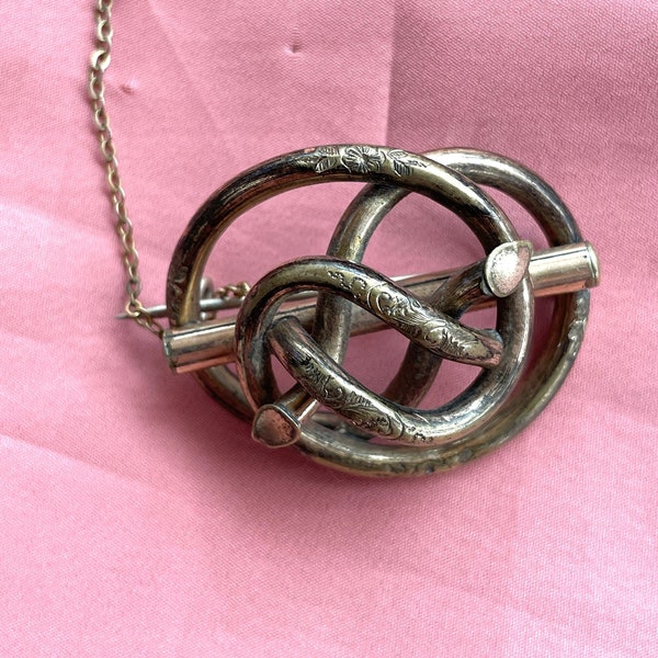 Love Knot Brooch Etsy