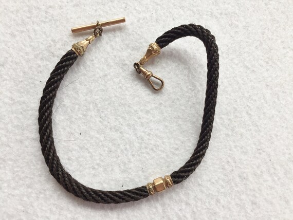 Victorian Hair Albert Watch Chain