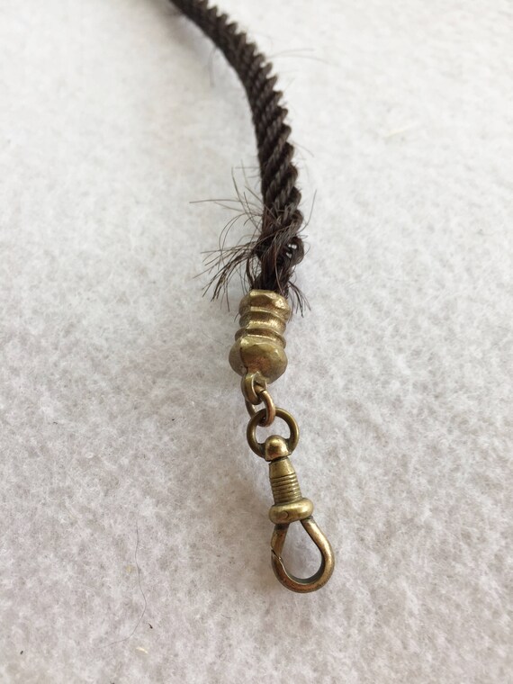 Victorian Hair Watch Chain Original - image 6