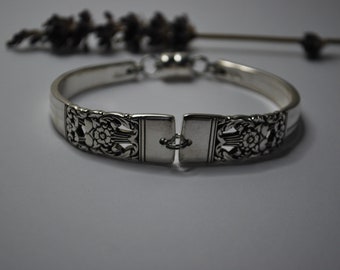 1936 CORONATION Silverware Spoon Bracelet Magnetic Closure