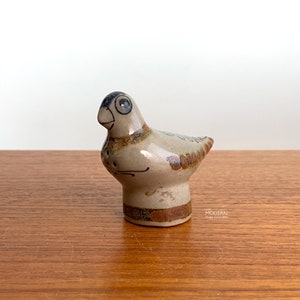 Ken Edwards Tonala Bird Pepper Shaker Mexican Folk Art Stoneware 2 1/2&quot; Tall