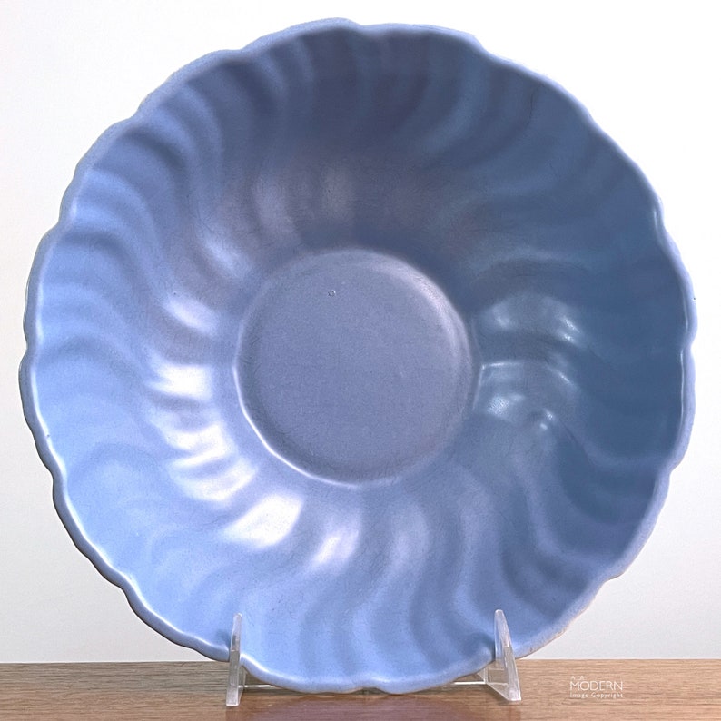 Gladding Mcbean Coronado Periwinkle Blue and Cream White Swirled ...