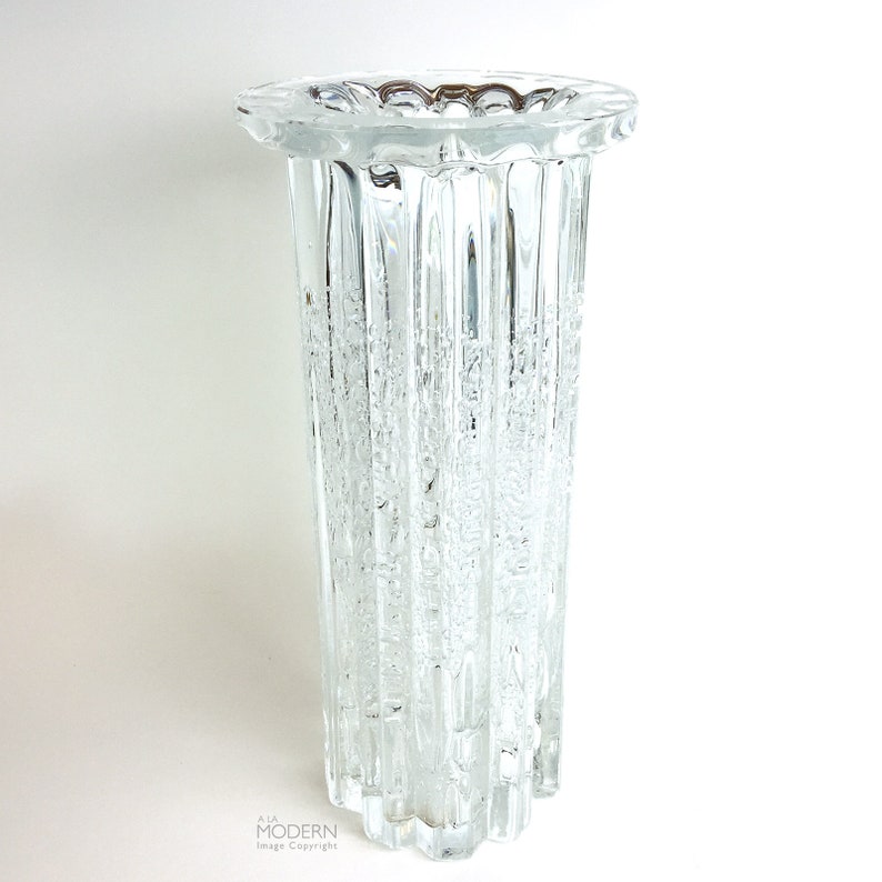 Hadeland Norway Atlantic Tall Glass Vase By Johansson