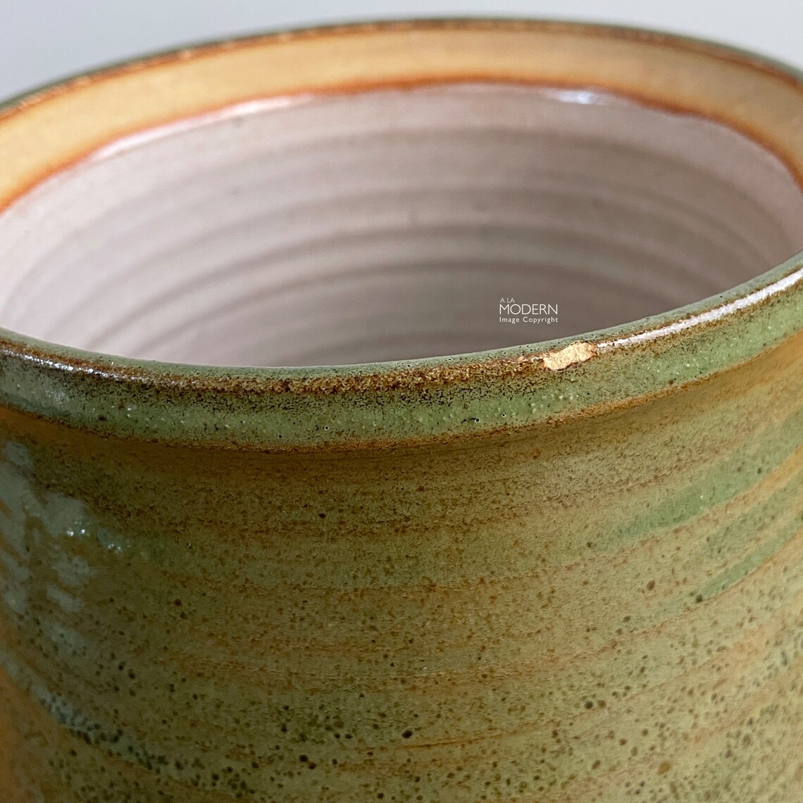 Moore Studio Pottery Modern Stoneware Covered Jar Pottery Etsy