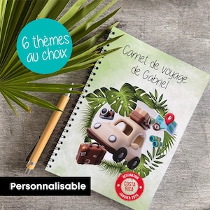 Diario de viaje personalizable para niños