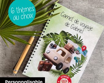 Customizable travel diary for children