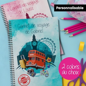 Diario de viaje para niños - Londres | Libro de actividades
