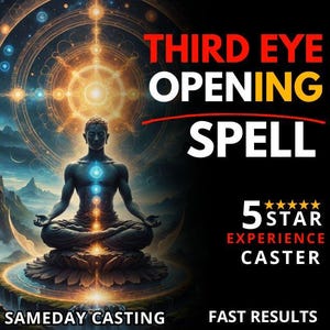 THIRD EYE OPENING Spell |Awaken Psychic Vision |Astral Travel | Spirit Communication | Deep Intuition | Clairsentience Activation | Mystical