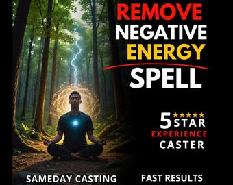 Powerful REMOVE NEGATIVE ENERGY Spell | Powerful Cleanse | Hex Removal | Aura Purification | Evil Eye Protection | Blockage Clearing