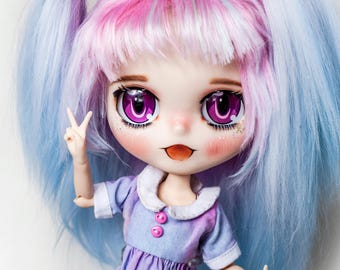 Boneca Blythe personalizada (OOAK) estilo anime