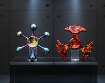 Metal Fidget Spinner – Zinc Alloy Stress Relief Fidget Toy (2 Designs)