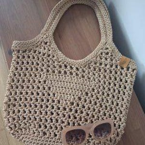Gold Sand Crochet Bag/Handmade/Knitted Women Accessory/Shop/Sun/Fashion/Unique/Perfect size/Beautiful/Walk/Crochet Purse/Sea/Shoulder bags
