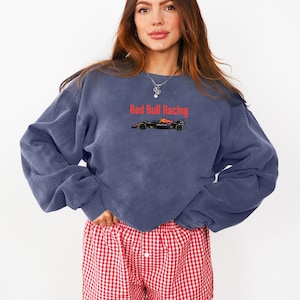 Red Bull Racing Formula One Sweatshirt F1 Merch Red Bull Racing 2025 Season Merch Gift for Max Verstappen Fan Aesthetic Race F1 Gifts