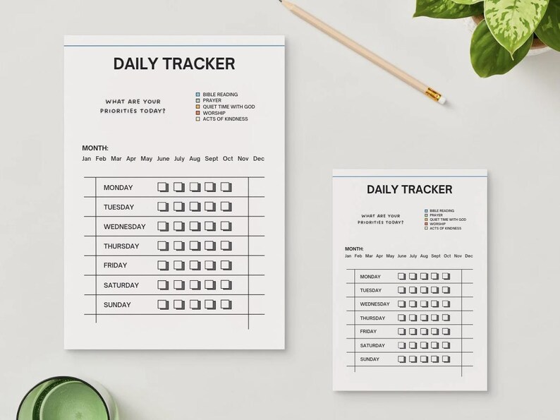 Bible Reading Tracker, Checklist, Vintage, Religion, Christian ...