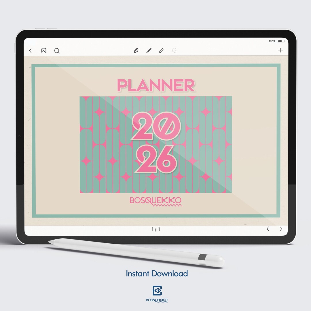 2026 Structured Digital Planner 658 Pages | Minimal Architectural iPad ...