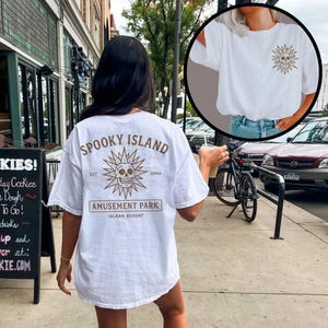 Spooky Disco Skull Tee: Vintage Halloween Summerween Shirt