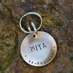 Custom Bronze Dog ID Tag - Personalized Large Dog Pet Tag - Large Dog Collar Tag - Gift for Pet Parents - Big Boned Name tag in 1.5&#39;&#39; Bronze