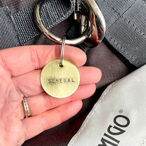 Horse Blanket ID Tags, Label Your Equestrian Tack, Personalized Name Tags for Horse or Pet Stuff, Choose from Silver or Brass with Rings