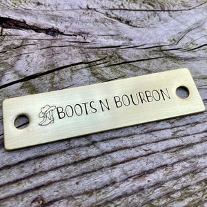 Custom Horse Halter Name Plate - Western Brass Halter ID Tag - Equestrian Gift - Horse Nameplate, Personalized Cowgirl Saddle Name Plate