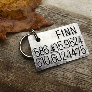 Dog Tag | Dog Tag for Dogs - Custom Dog ID Tag, Personalized Dog Tag, Tag for Large Dog, Copper Dog Tag, Aluminum Pet ID Tag