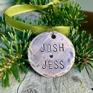 Bronze Anniversary Gift - Bronze Anniversary Ornament - 8th Anniversary Gift / 19th Anniversary Gift