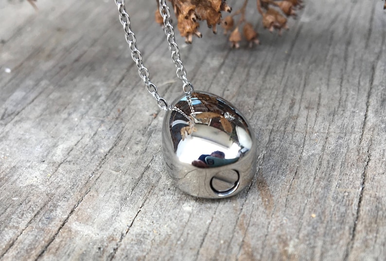 Pet Loss Jewelry Simple Teardrop Urn Necklace Cremation Urn Necklace Teardrop Urn Necklace