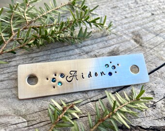 Custom Horse Halter Name Plate, Gift for Equestrian, Personalized Saddle Plate -  Bling Halter Tag - Horse Tack - Brass Horse Nameplate